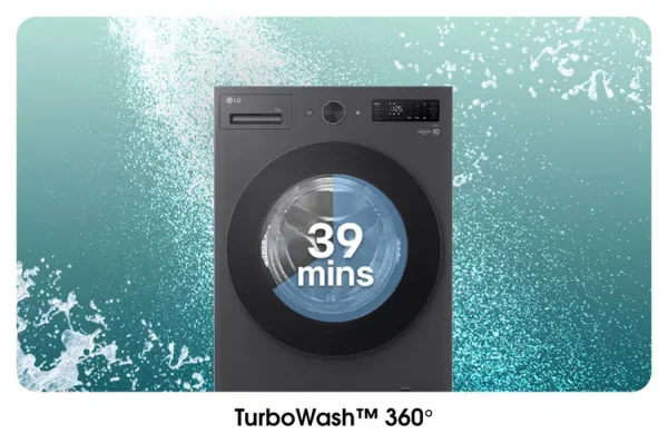 20kg Front Load Washer with AI Direct Drive™ and TurboWash™ - F2520SNEKR - Image 6