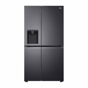 635L Side-by-Side Fridge in Matte Black Finish - GC-J257SQNW