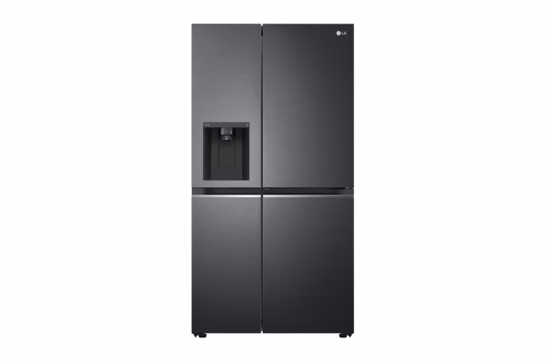 635L Side-by-Side Fridge in Matte Black Finish - GC-J257SQNW