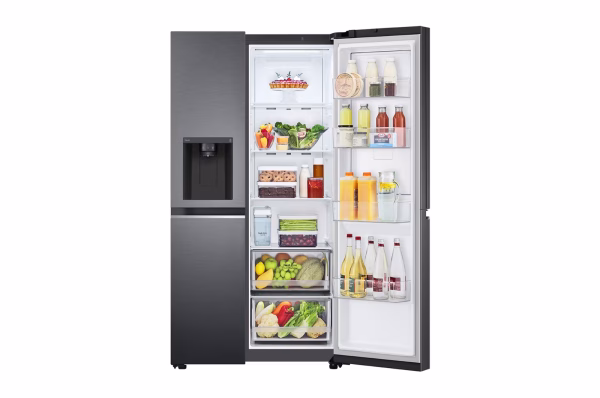 635L Side-by-Side Fridge in Matte Black Finish - GC-J257SQNW - Image 11