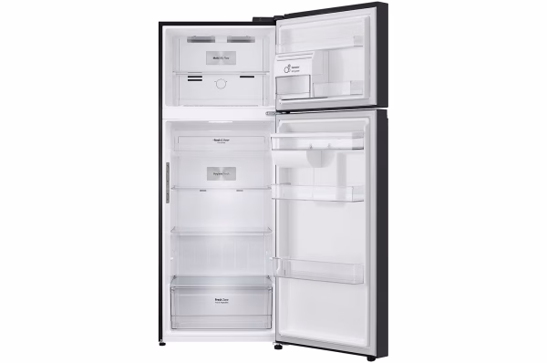 LG 493L Top Freezer Fridge in Essence Matt Black with Water Dispenser & Auto Ice maker - GN-F452PQAK - Image 3