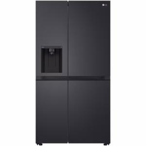 635l Side by Side Fridge in Matte Black - GC-L257KQKR