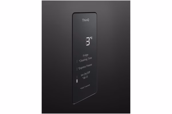 LG 493L Top Freezer Fridge in Essence Matt Black with Water Dispenser & Auto Ice maker - GN-F452PQAK - Image 4