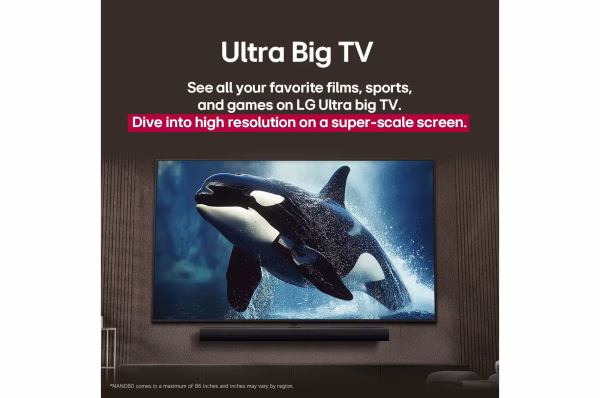 LG 75 Inch LG Premium 4K UHD AI TV NANO83 with HDR10 (2025) - 75NANO83ASB - Image 8